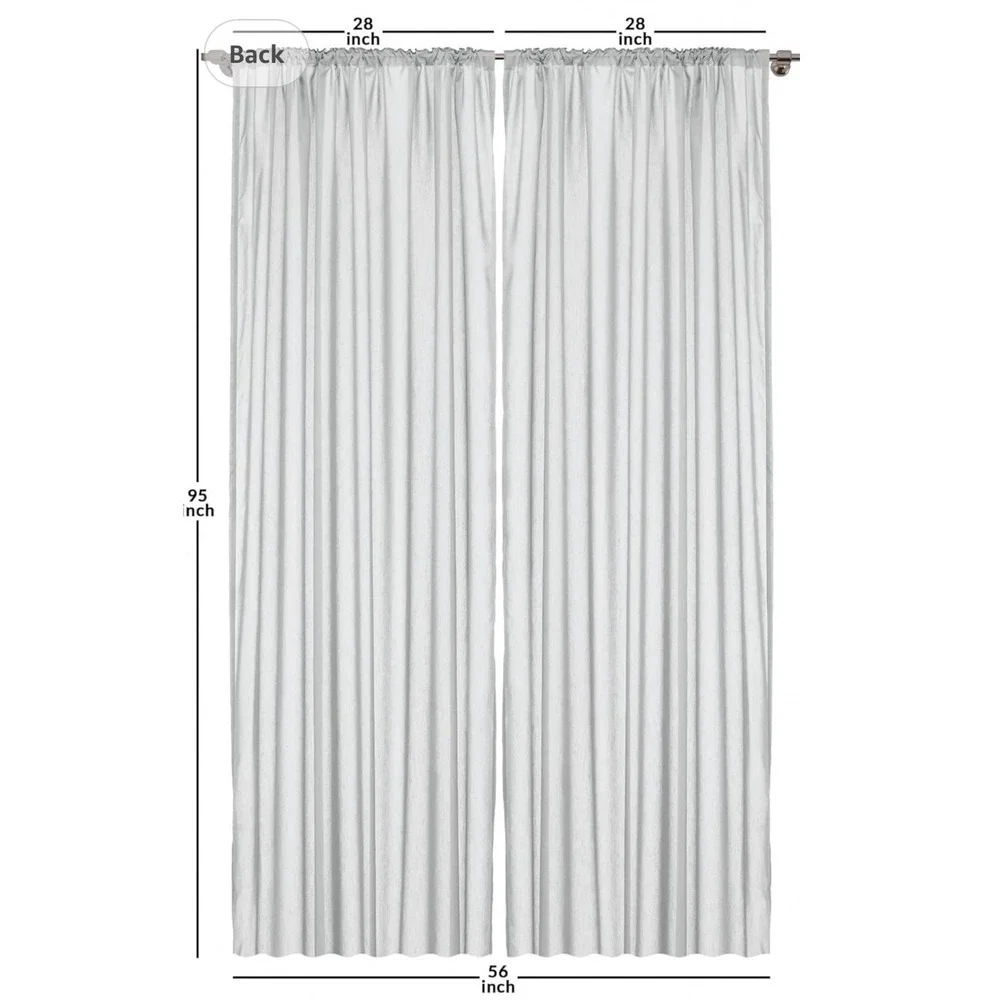 Ambesonne Fall Window Curtains 56x95 Paprika Orange Rust Plaid Checker 2 Panels
